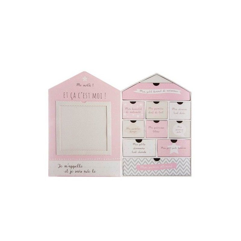 Maison Coffret Naissance Atmosphera For Kids Rose