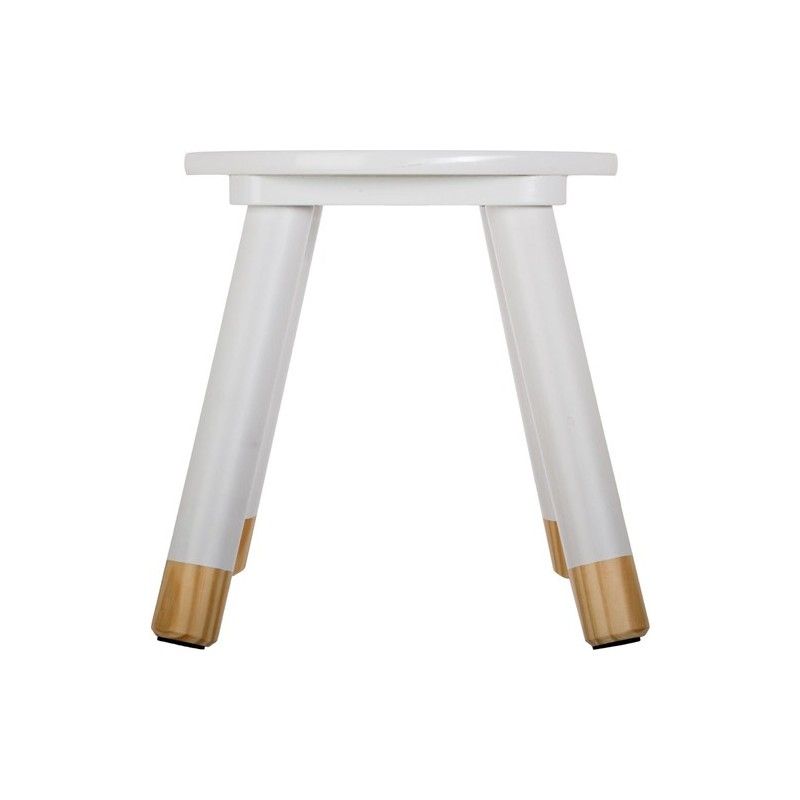 Tabouret Enfant En Bois Douceur Atmosphera for Kids Blanc