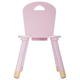 Chaise Enfant En Bois Douceur Atmosphera For Kids Rose 2