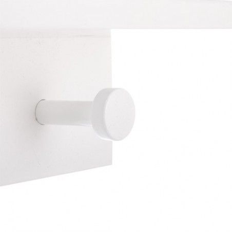 Patère / Étagère 2 En 1 Nuage 4 Accroches Atmosphera Blanc