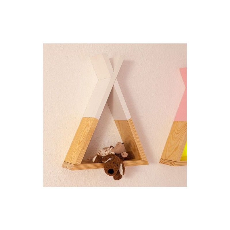 Étagère Tipi Enfant En Pin Atmosphera Blanc