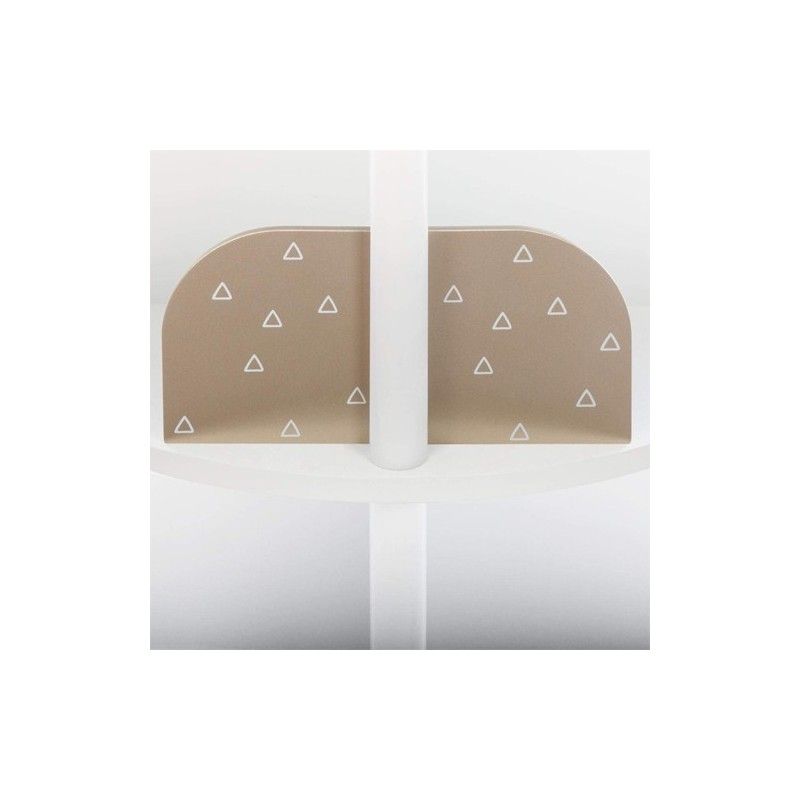 Bibliothèque Ronde Roulettes Pour Enfants Rose Atmosphera