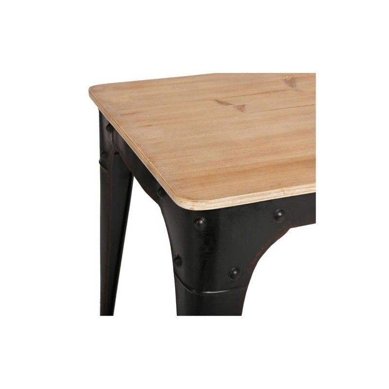 Table D\'appoint en métal Design Recup Gris