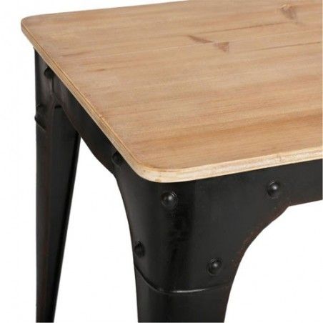 Table D\'appoint en métal Design Recup Gris