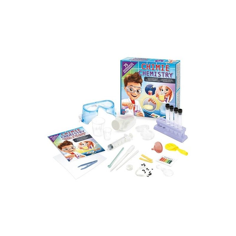 Jeu Scientifique - Chimie 75 Expériences Buki