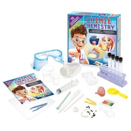 Jeu Scientifique - Chimie 75 Expériences Buki