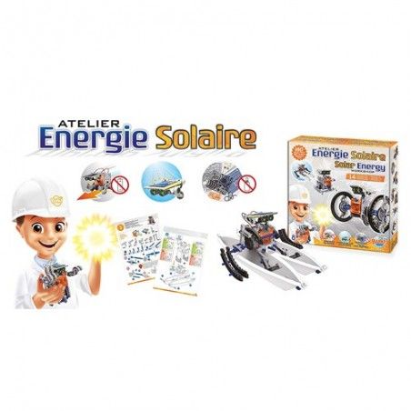 Jeu De Construction - Énergie Solaire 14 En 1 - Buki