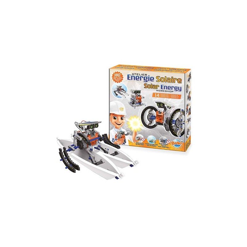 Jeu De Construction - Énergie Solaire 14 En 1 - Buki