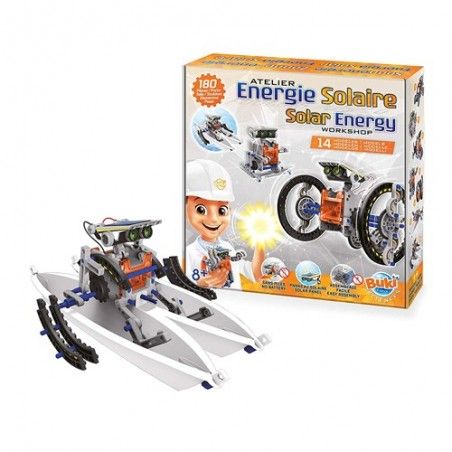 Jeu De Construction - Énergie Solaire 14 En 1 - Buki