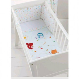 Parure de lit bébé 3 pièces Amis de la Fôret Silvercloud 2