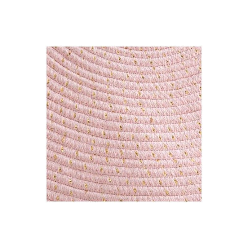 Tapis Rond À Franges Rose D90 Atmosphera For Kids