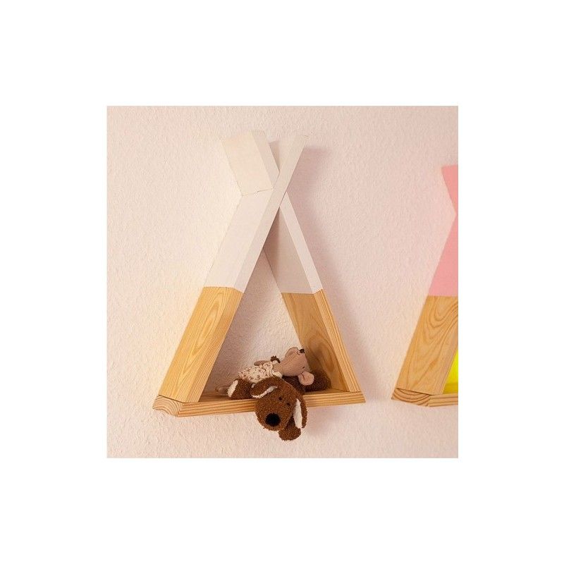 Lot De 6 Tipi Étagères Pour Enfant Blanc Atmosphera