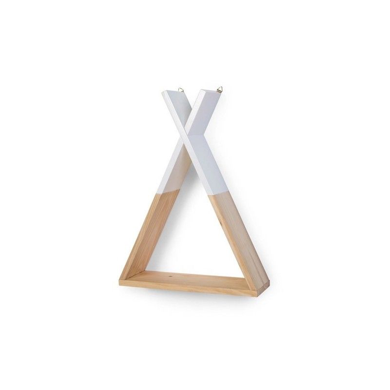 Lot De 3 Tipi Étagères Blanc Atmosphera