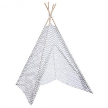 Tipi Gris Enfant + Bibliothèque Nuage Gris Atmosphera